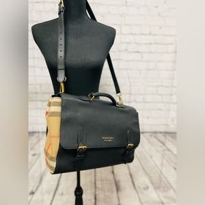 Burberry briefcase & wallet